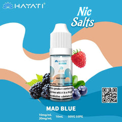 HAYATI Crystal Pro Max Nic Salts - MAD BLUE - 10ml - Vape Unit