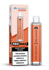 Hayati Pro Max 4000 20MG Nicotine - Rocky Candy Orange - Vape Unit