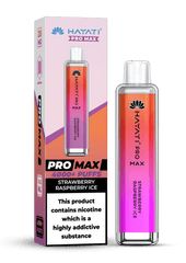 Hayati Pro Max 4000 20MG Nicotine - Strawberry Raspberry Ice - Vape Unit