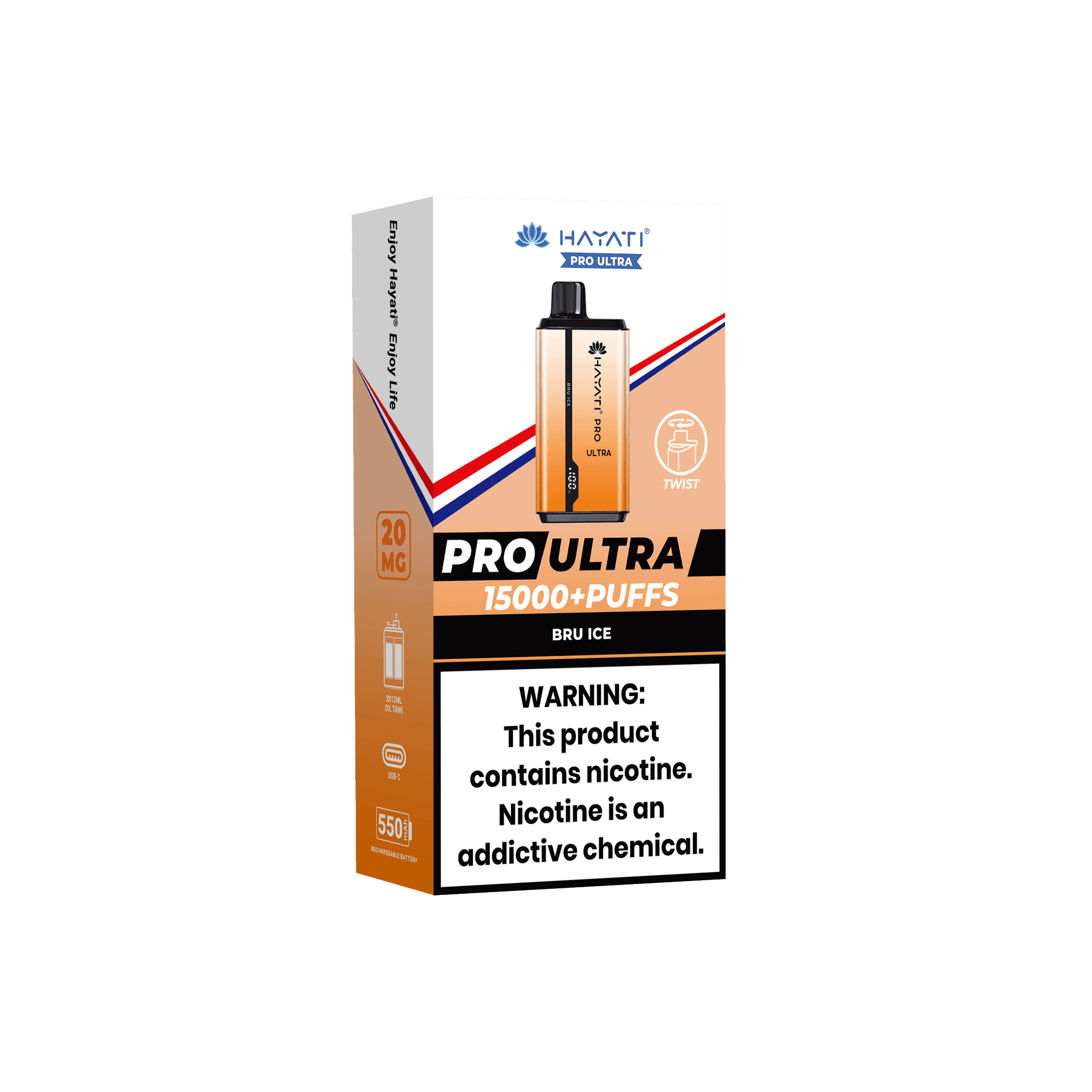 Hayati Pro Ultra Bru Ice 20MG - Vape Unit