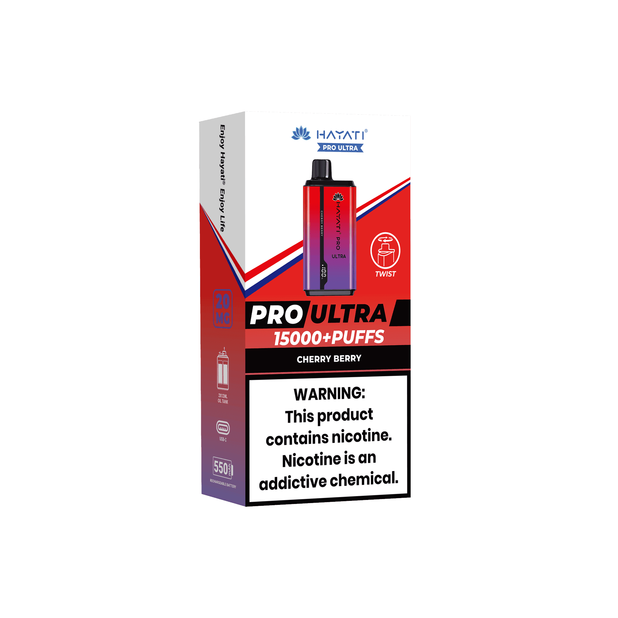 Hayati Pro Ultra Cherry Berry 20MG - Vape Unit