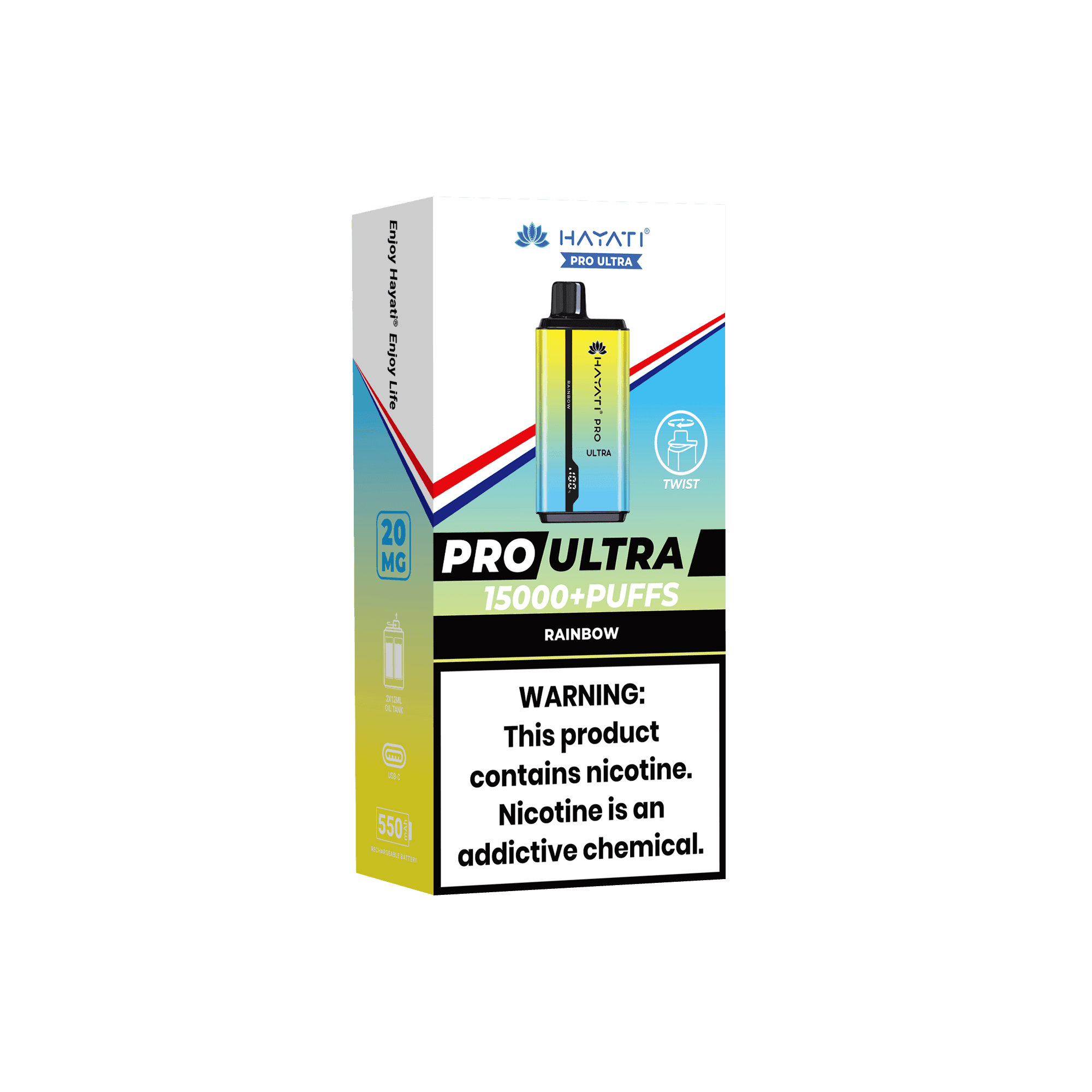 Hayati Pro Ultra Rainbow 20MG - Vape Unit