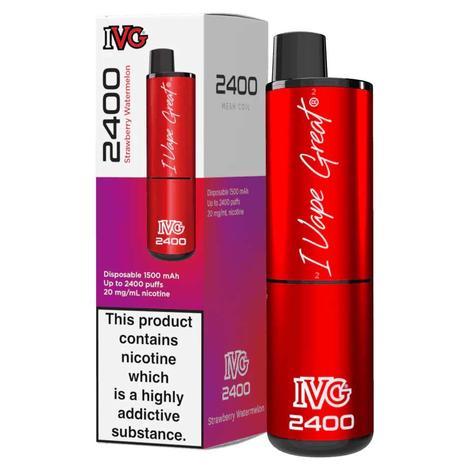 IVG 2400 STRAWBERRY WATERMELON - Vape Unit