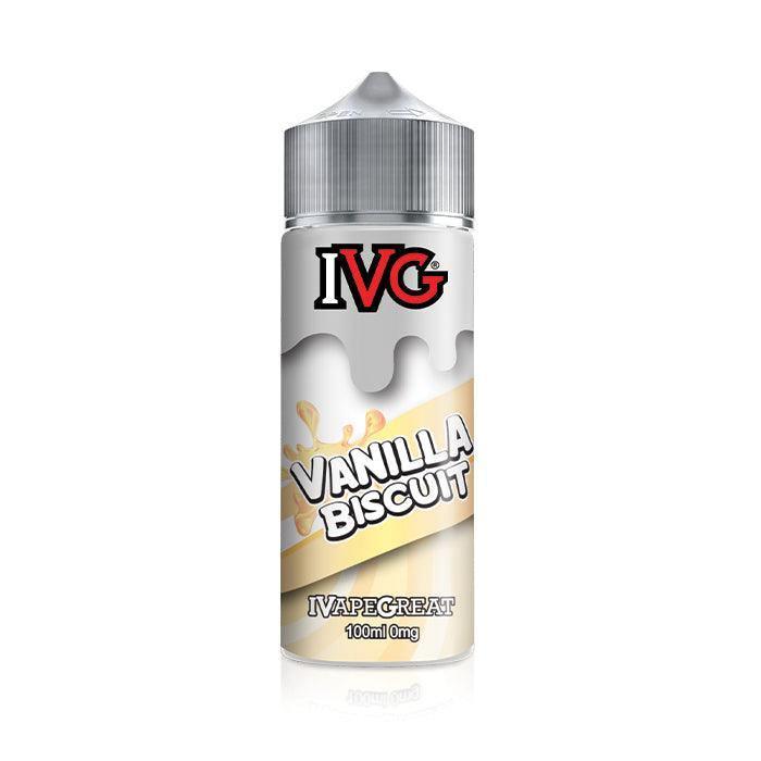 IVG Juice 100ML Shortfill Vanilla Biscuit - Vape Unit