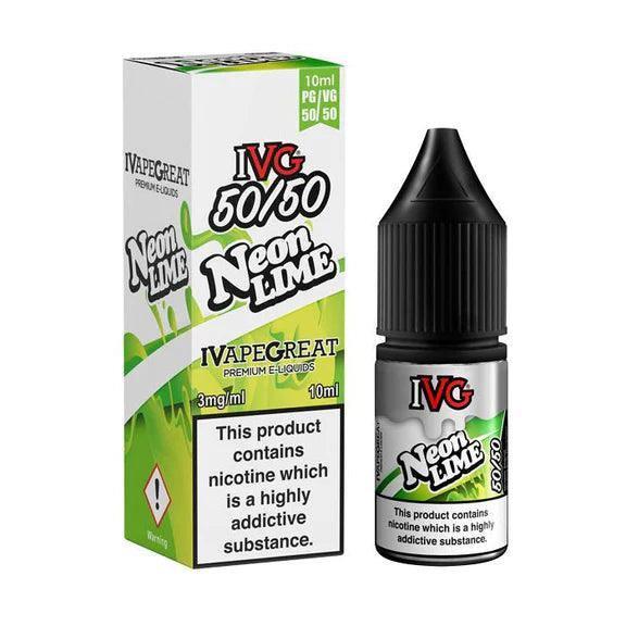 IVG NEON LIME 50/50 10ML - Vape Unit