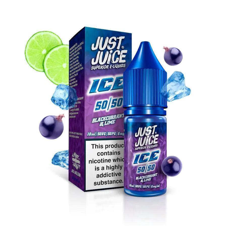 JUST JUICE 50/50 BLACKCURRANT LIME - Vape Unit