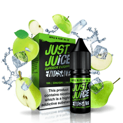 JUST JUICE SALT APPLE & PEAR ON ICE 5/10/20MG - Vape Unit