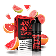 JUST JUICE SALT BLOOD ORANGE, CITRUS & GUAVA 5/10/20MG - Vape Unit