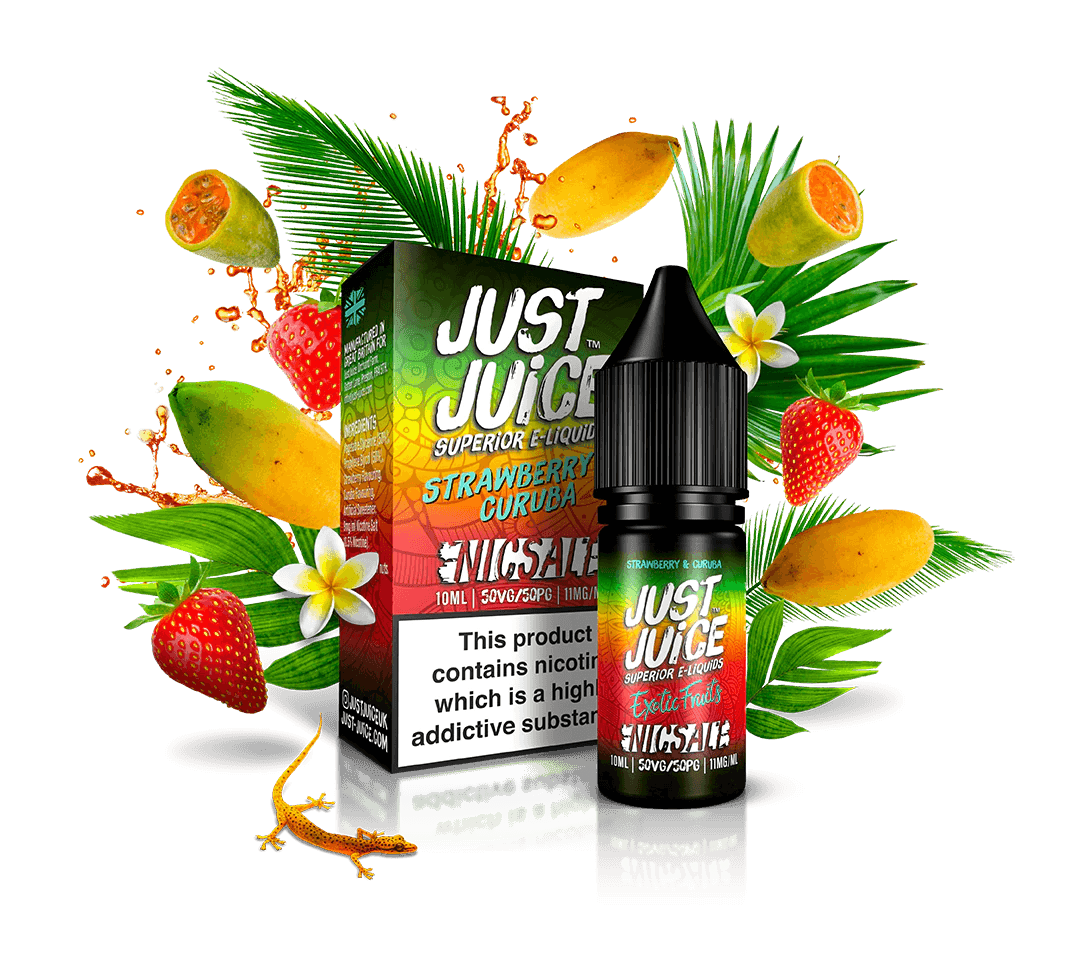 JUST JUICE SALT STRAWBERRY & CURUBA 5/10/20MG - Vape Unit