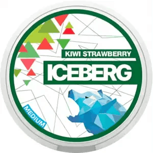 Kiwi Strawberry Light Nicotine Pouches by Ice Berg 20mg/g - Vape Unit