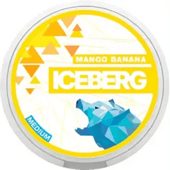 Mango Banana Light Nicotine Pouches by Ice Berg 20mg/g - Vape Unit