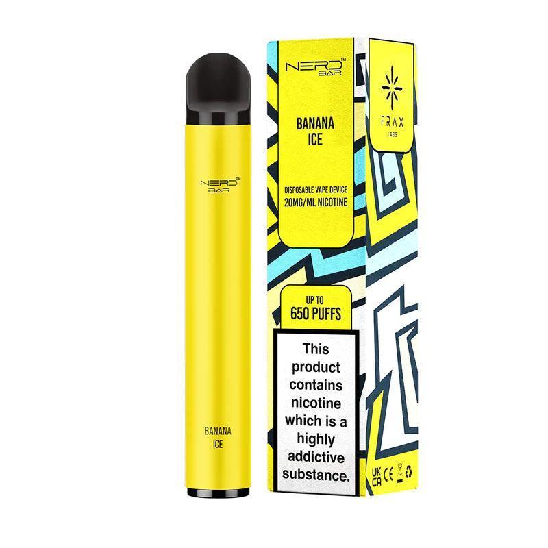 NERD BAR 600 PUFF BANANA ICE - Vape Unit