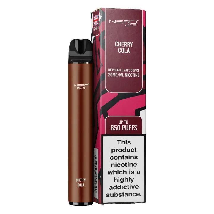 NERD BAR 600 PUFF CHERRY COLA - Vape Unit