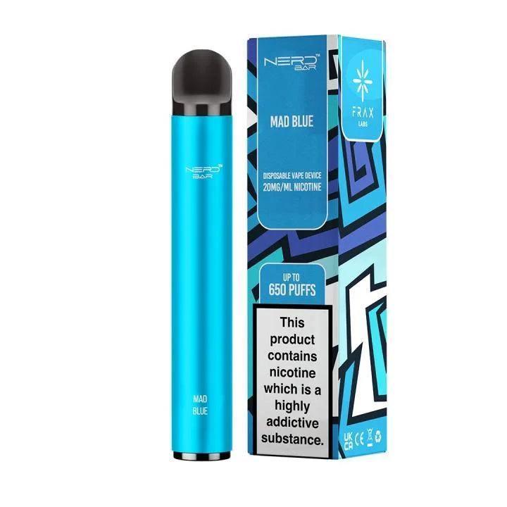 NERD BAR 600 PUFF MAD BLUE - Vape Unit