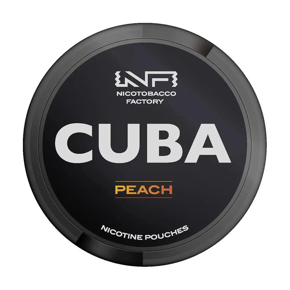 Peach Nicotine Pouches 43mg by Cuba Black | Pack of 25 - Vape Unit