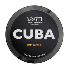 Peach Nicotine Pouches 43mg by Cuba Black | Pack of 25 - Vape Unit