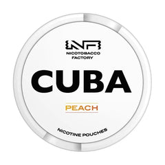 Peach Nicotine Pouches by Cuba White 16mg - Vape Unit