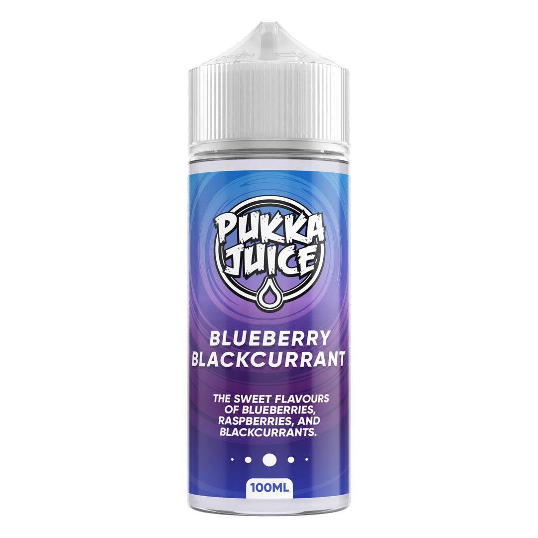 PUKKA JUICE BLUEBERRY BLACKCURRANT 100ML - Vape Unit