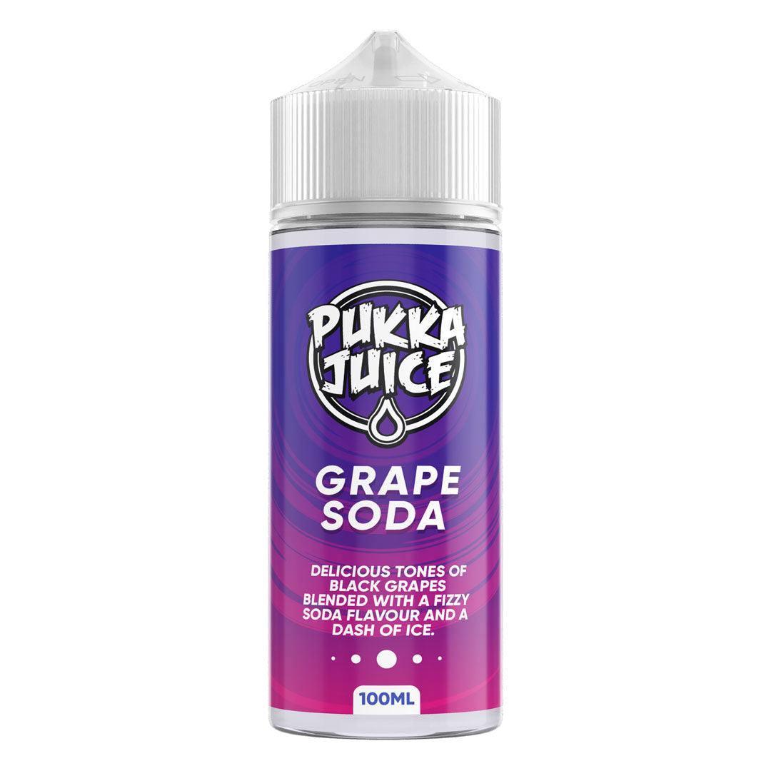 PUKKA JUICE GRAPE SODA 100ML - Vape Unit