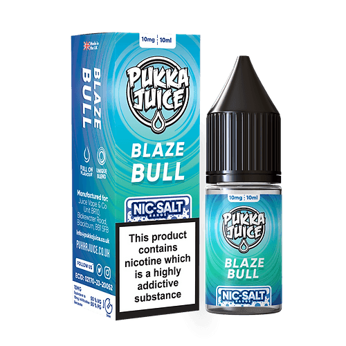 PUKKA JUICE SALT BLAZE BULL 10/20MG - Vape Unit