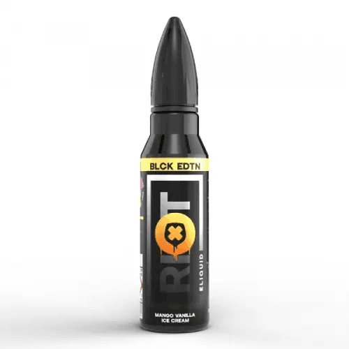 RIOT SQUAD BLACK EDITION MANGO VANILLA ICE CREAM - Vape Unit