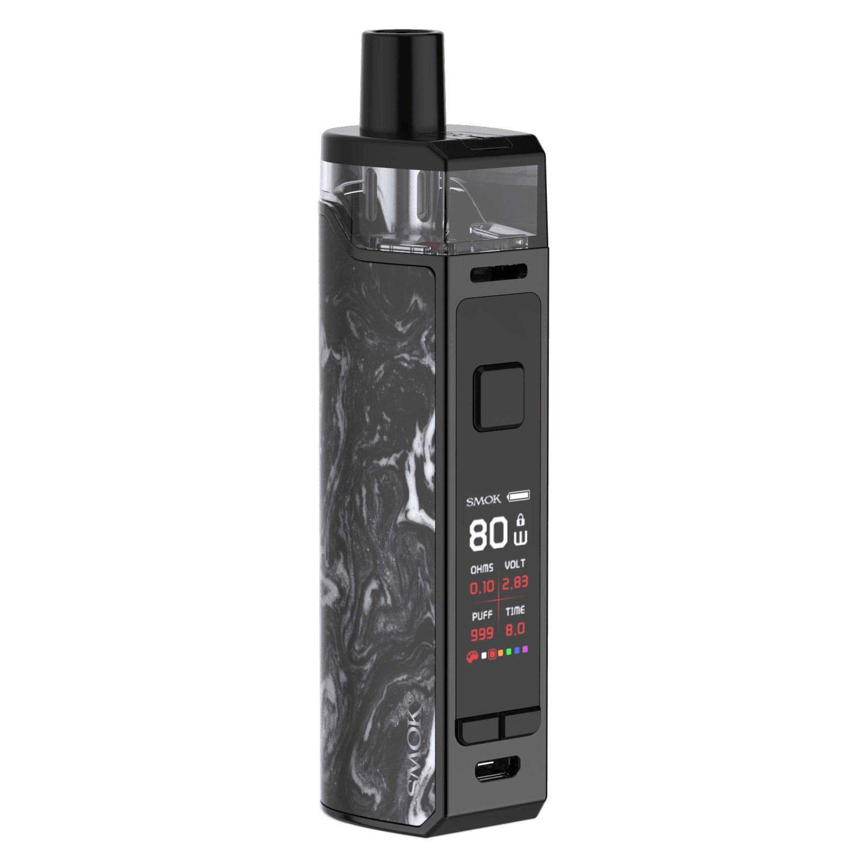 SMOK RPM80 POD BLACK AND WHITE RESIN - Vape Unit