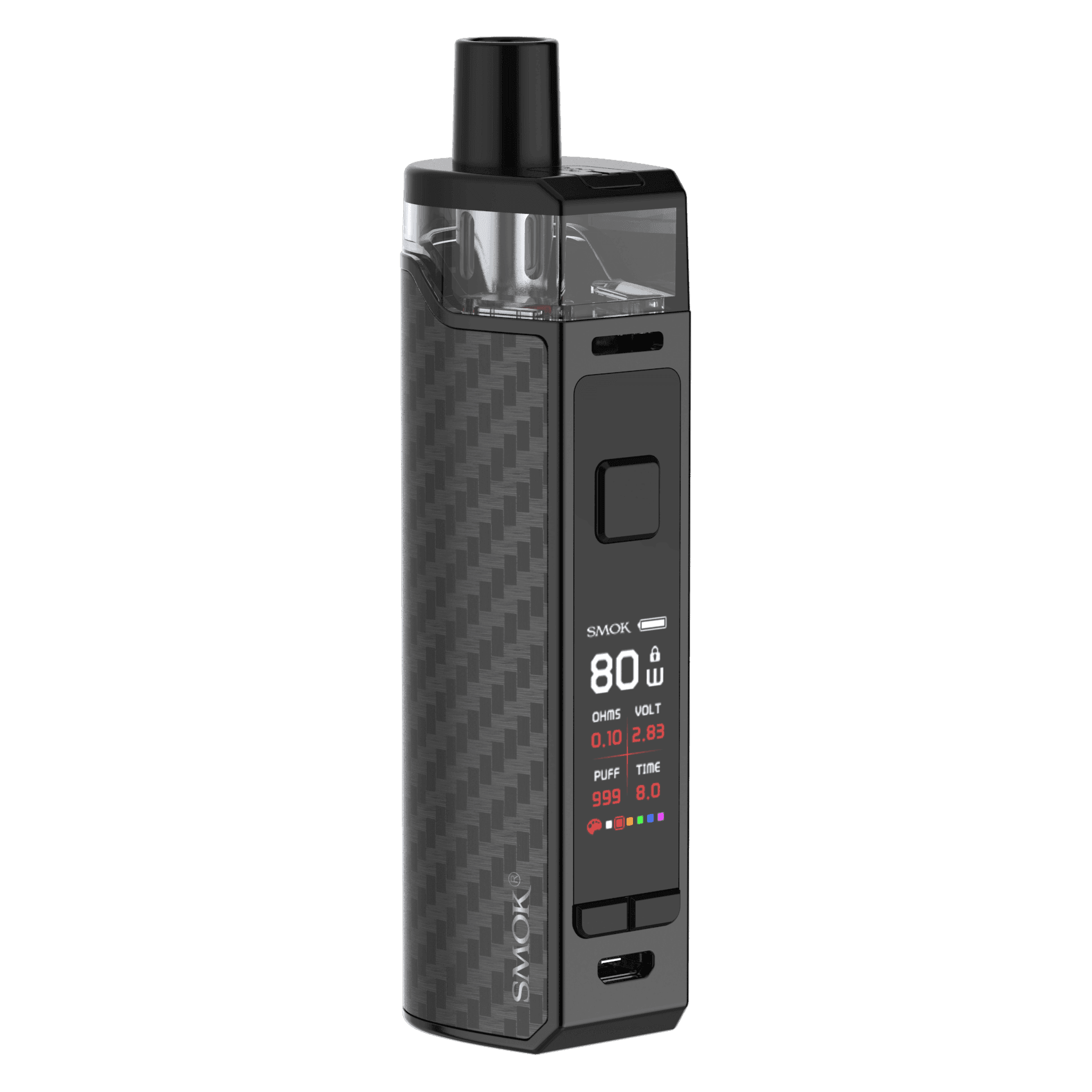 SMOK RPM80 POD BLACK CARBON FIBER - Vape Unit