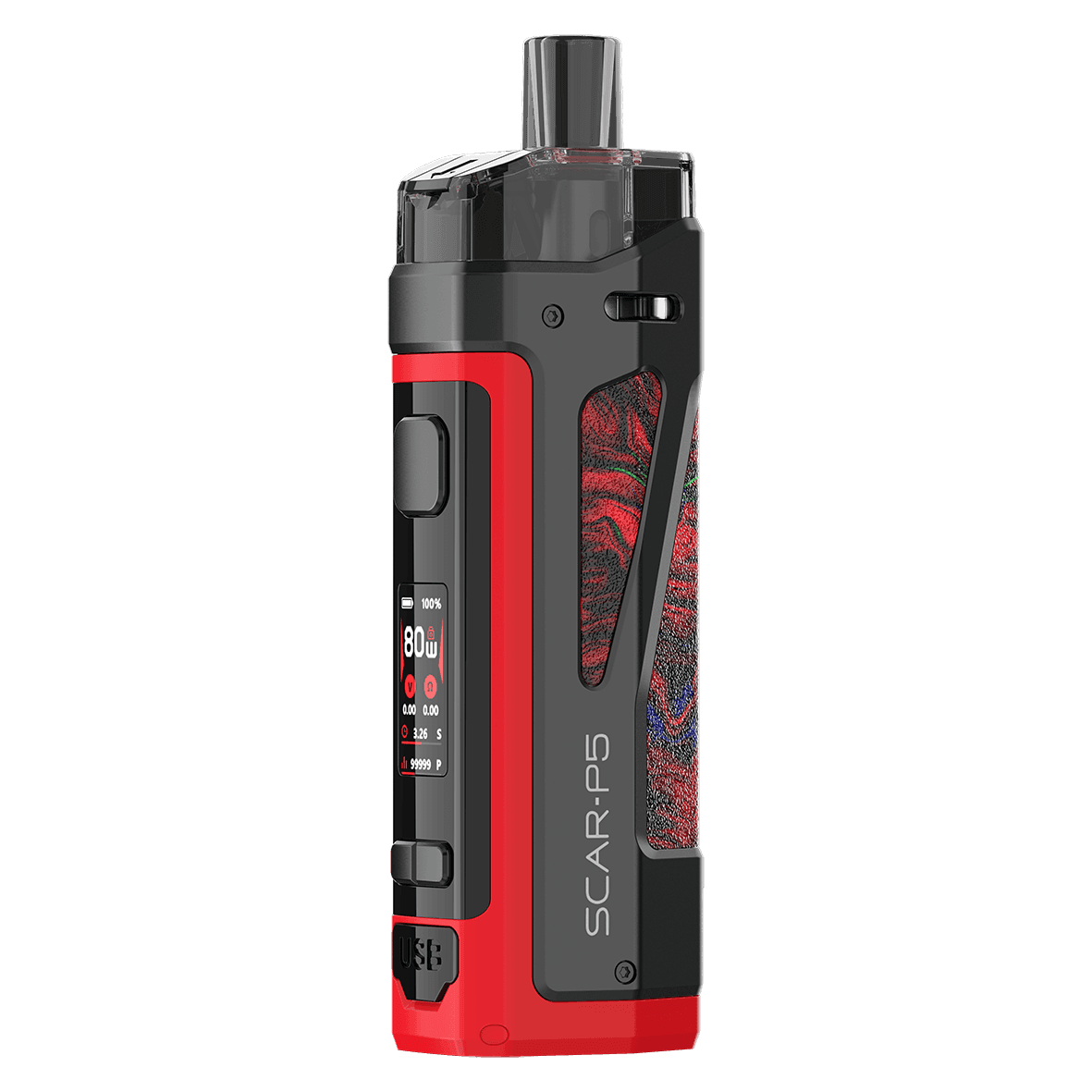 SMOK SCAR P3 POD FLUID RED - Vape Unit