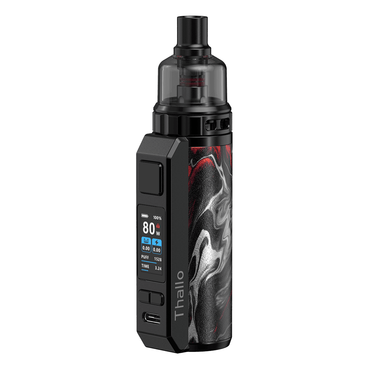 SMOK THALLO S POD FLUID BLACK RED - Vape Unit