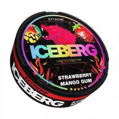 Strawberry Mango Gum Limited Edition Nicotine Pouches by Ice Berg 150mg/g - Vape Unit