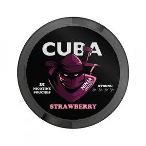 Strawberry Nicotine Pouches by Cuba Ninja 30mg - Vape Unit