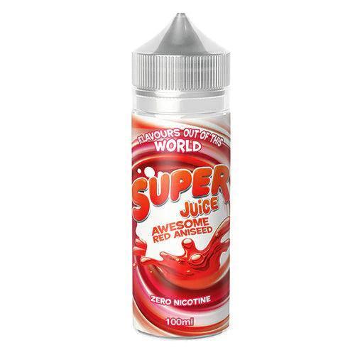 SUPER JUICE AWESOME RED ANISEED 0MG 100ML SHORTFILL - Vape Unit