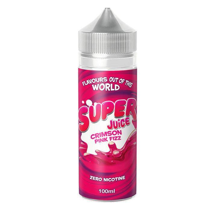 SUPER JUICE CRIMSON PINK FIZZ 0MG 100ML SHORTFILL - Vape Unit