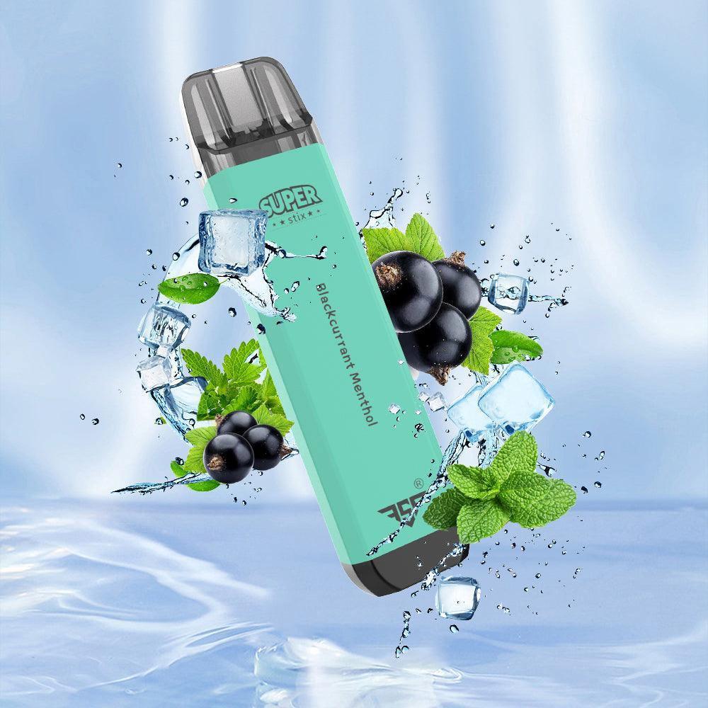 SUPER STIX BLACKCURRANT MENTHOL - Vape Unit