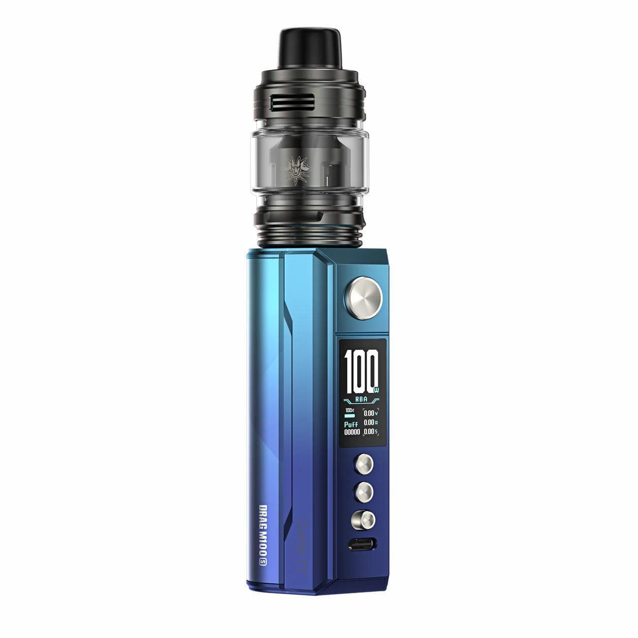 Voopoo Drag M100S Cyan & Blue - Vape Unit