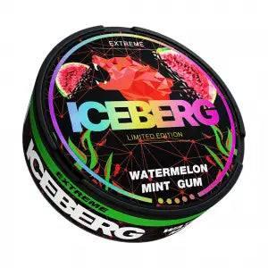 Watermelon Mint Gum Limited Edition Nicotine Pouch by Ice Berg 150mg/g - Vape Unit