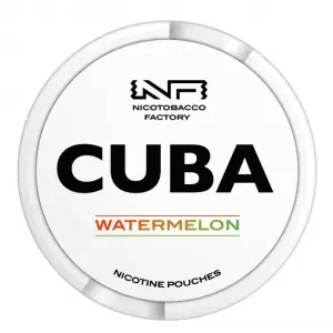 Watermelon Nicotine Pouches by Cuba White 16mg - Vape Unit