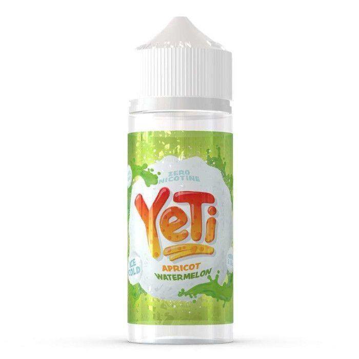 YETI APRICOTE WATERMELON 0MG 100ML SHORTFILL - Vape Unit