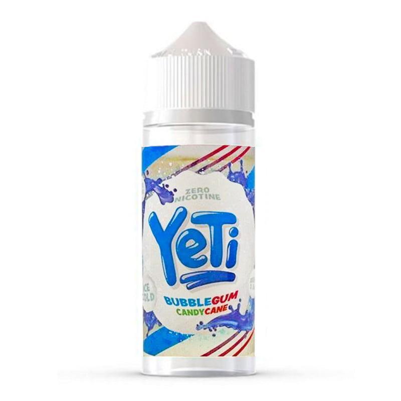 YETI BUBBLEGUM CANDY CANE 0MG 100ML SHORTFILL - Vape Unit