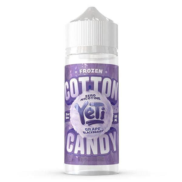 YETI GRAPE AND BLACKBERRY COTTON CANDY 0MG 100ML SHORTFILL - Vape Unit