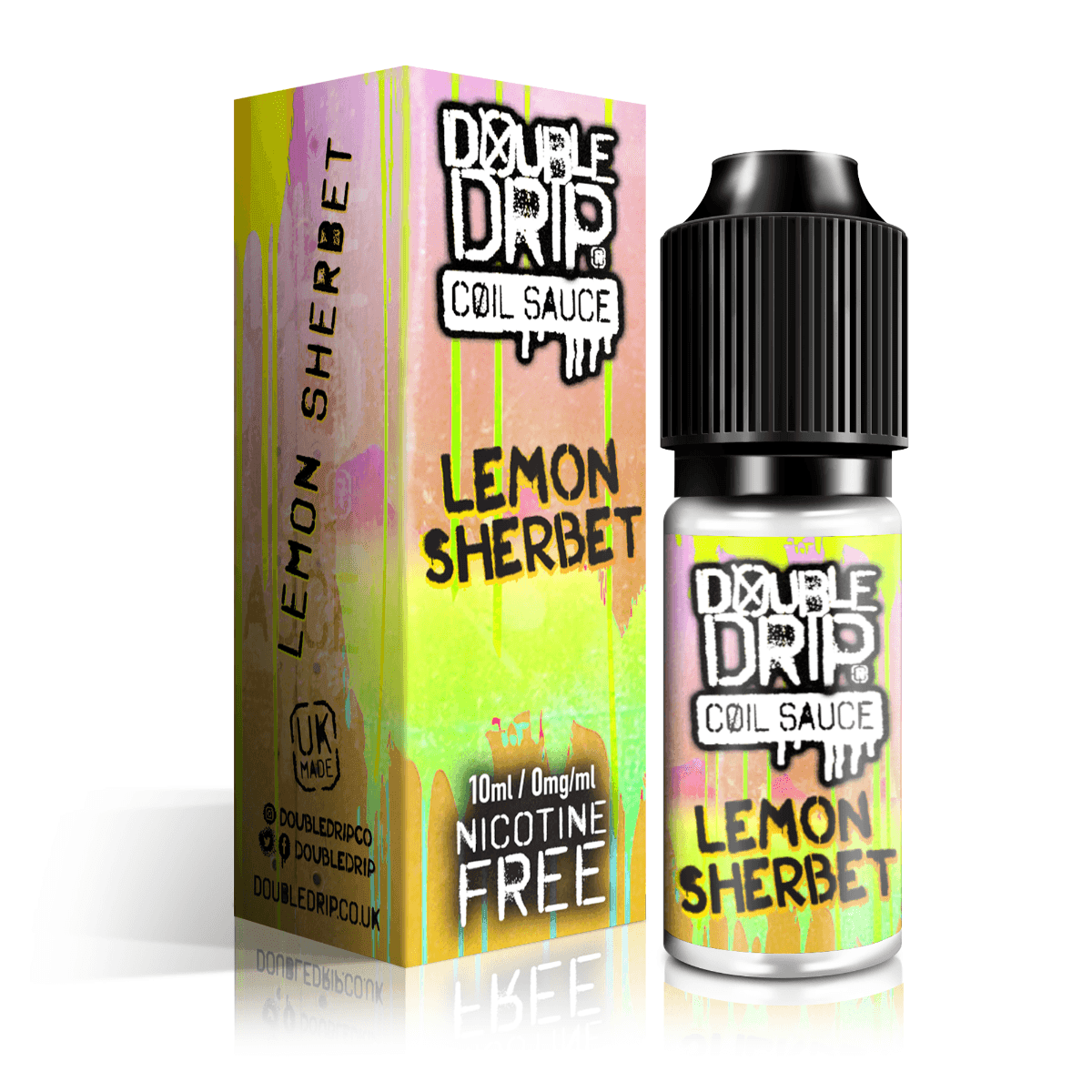 Double Drip E Liquid - Lemon Sherbet - 10ml - Vape Unit