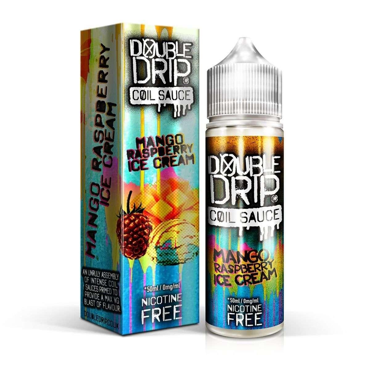 Double Drip E Liquid - Mango Raspberry Ice Cream - 50ml - Vape Unit