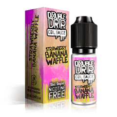 Double Drip E Liquid - Strawberry Banana Waffle - 10ml - Vape Unit