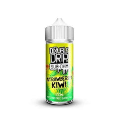 Double Drip E liquid - Strawberry Kiwi - 100ml - Vape Unit