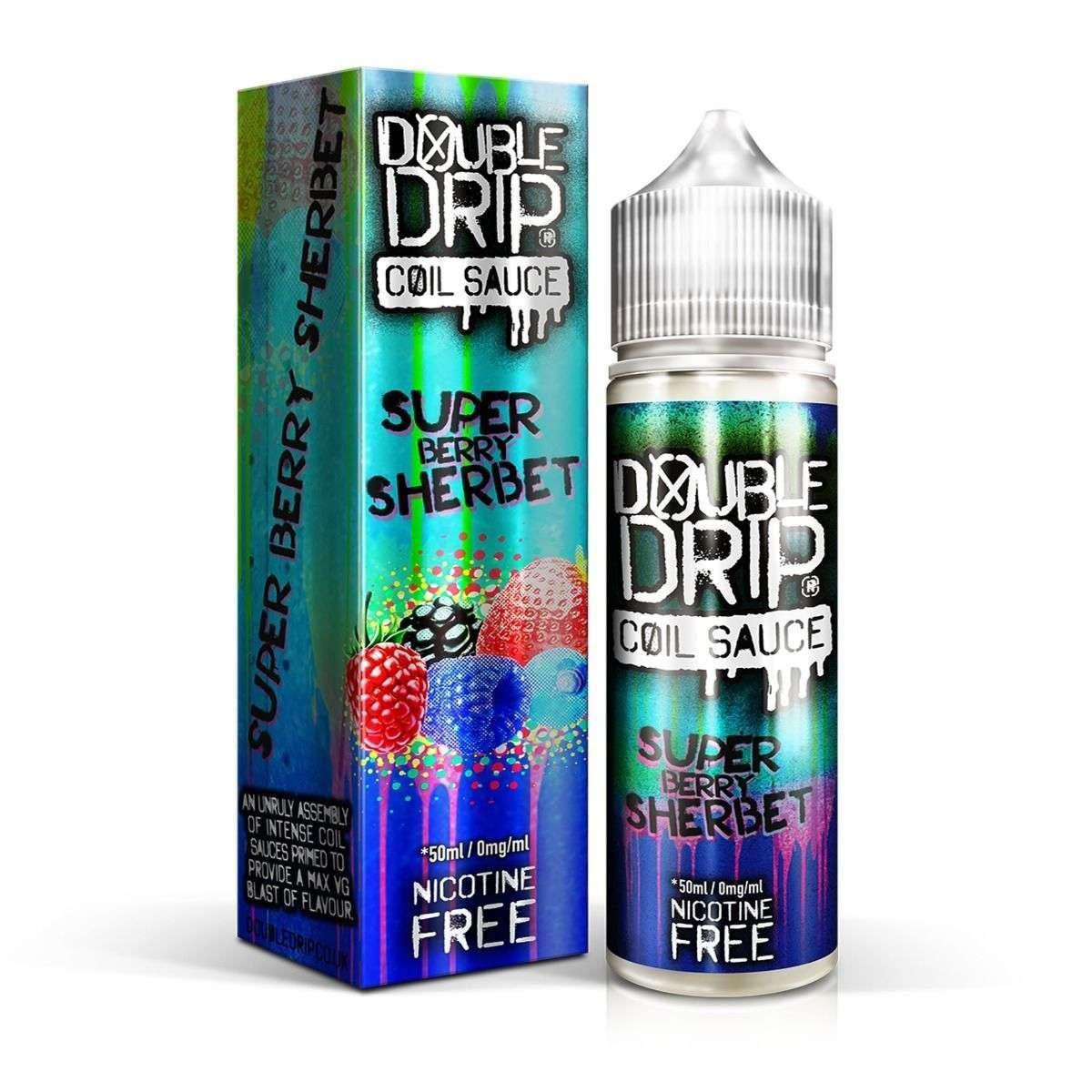 Double Drip E Liquid - Super Berry Sherbet - 50ml - Vape Unit