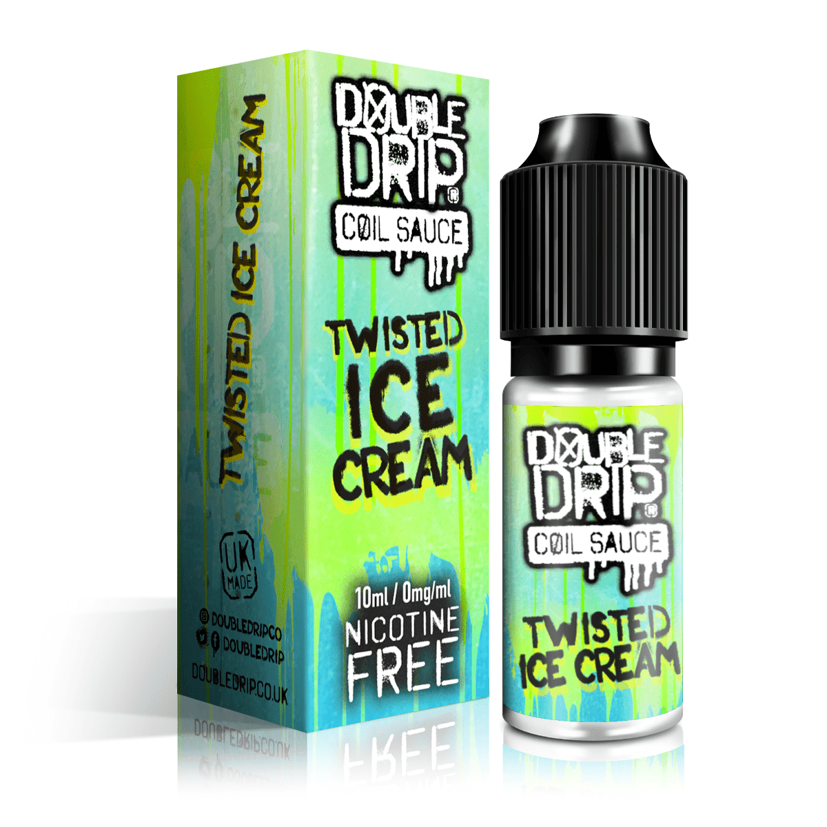 Double Drip E Liquid - Twisted Ice cream - 10ml - Vape Unit