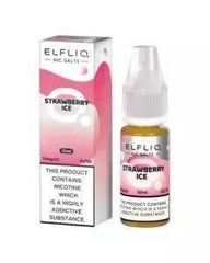 Elfliq Nic Salt by Elf Bar - Strawberry Ice - 10ml - Vape Unit