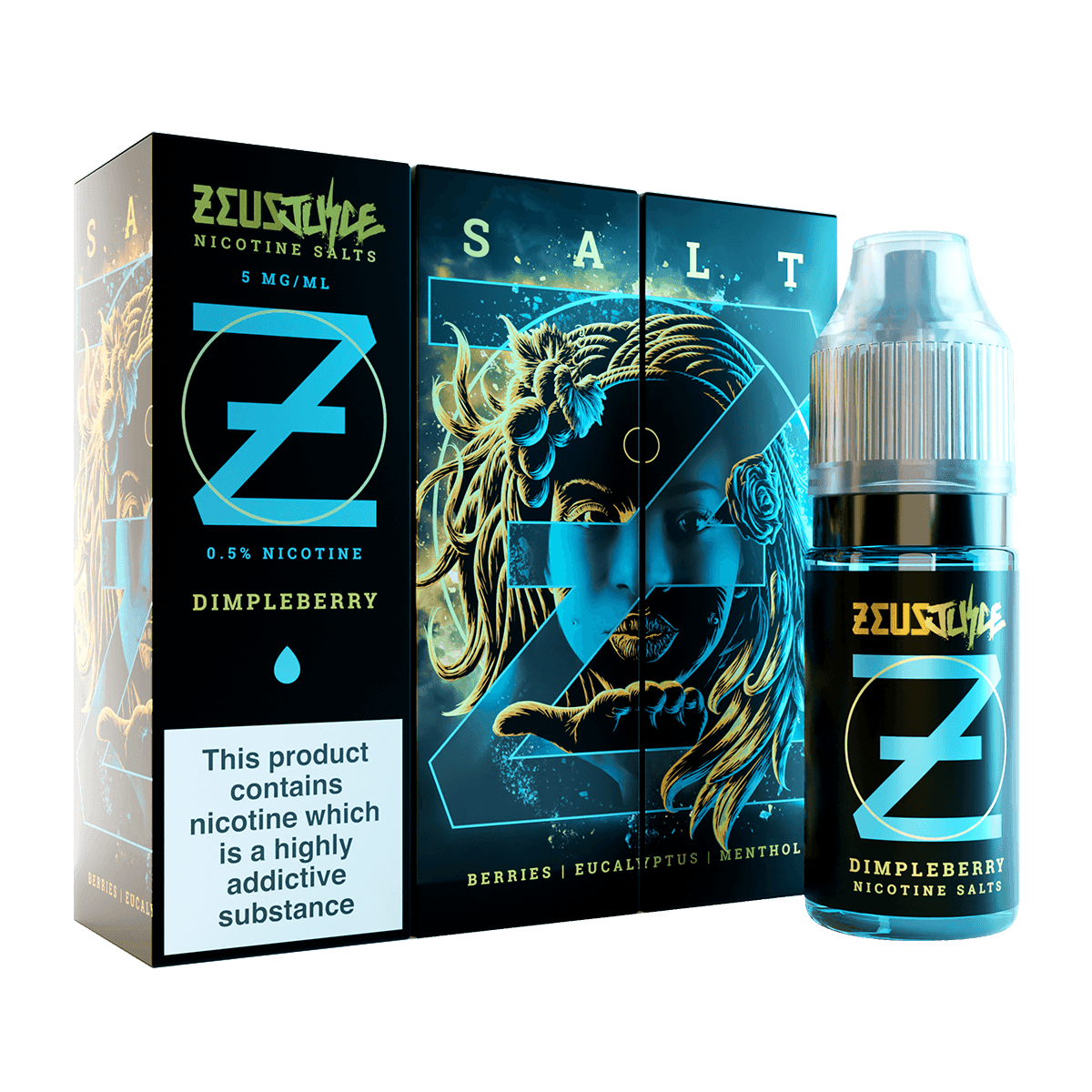 Zeus Juice Nic Salt - Dimpleberry - 10ml - Vape Unit